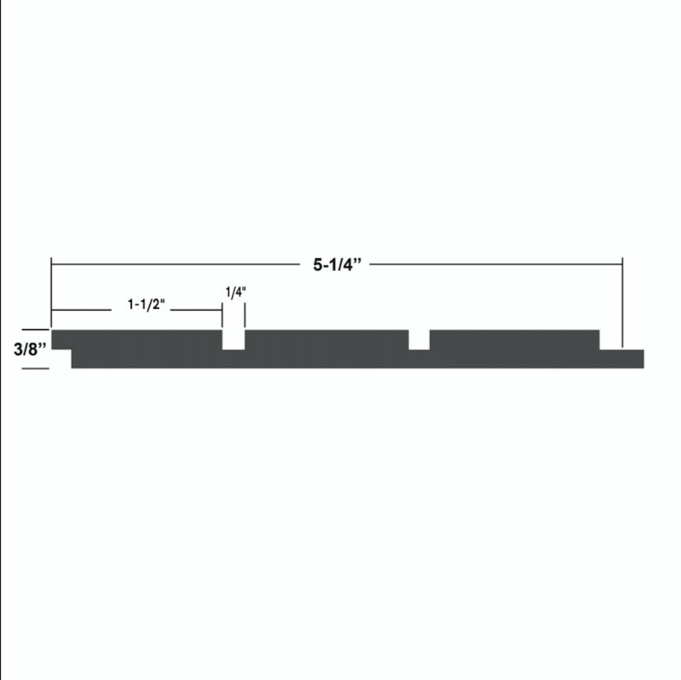Fluted Thin Square Paneling