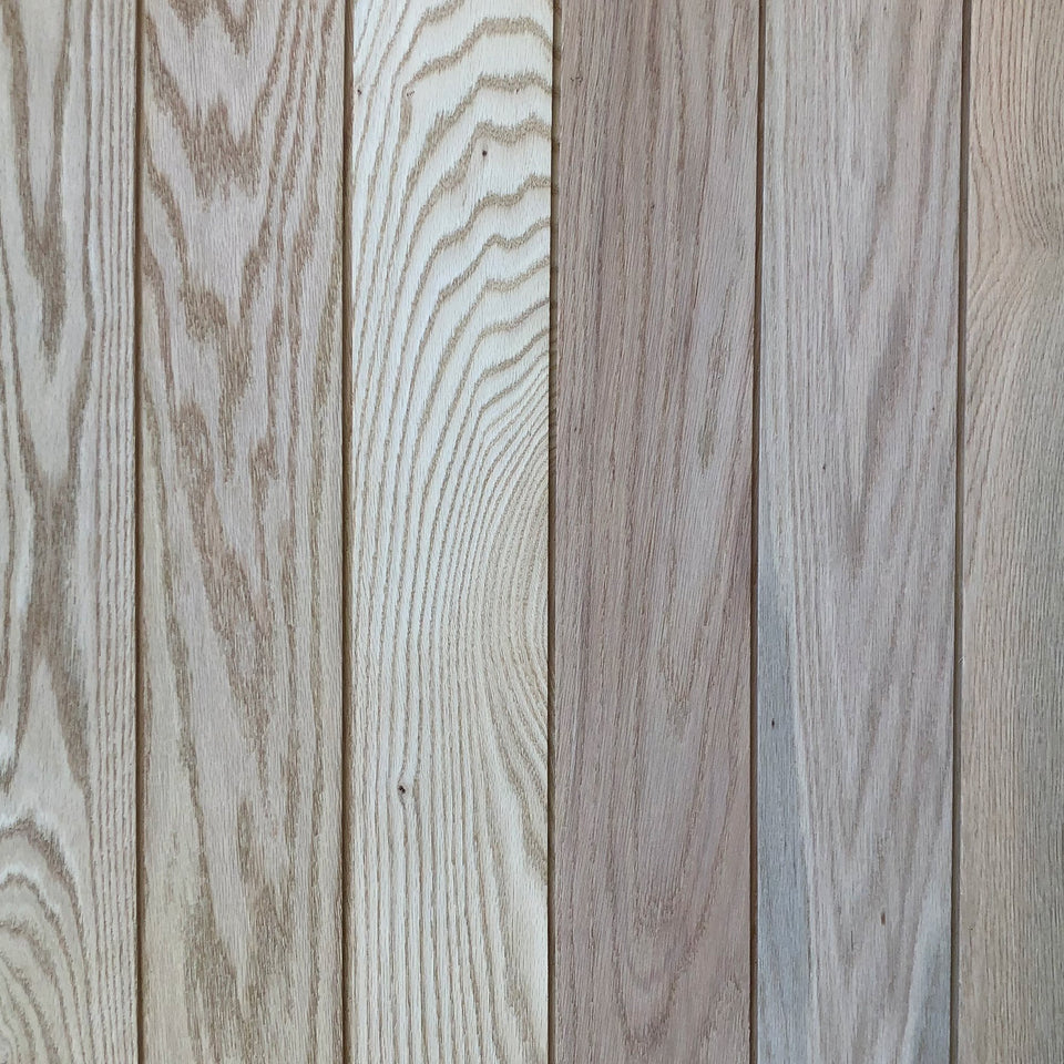 Raw Oak Shiplap Sample