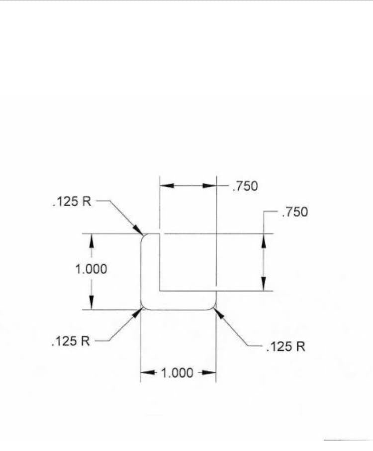 Corner Trim: Walnut