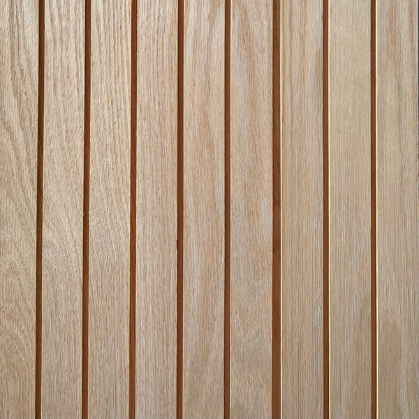 Timeline 994 Fluted Square Slat Wood Wall Paneling 6 in. x 72 in. Oak