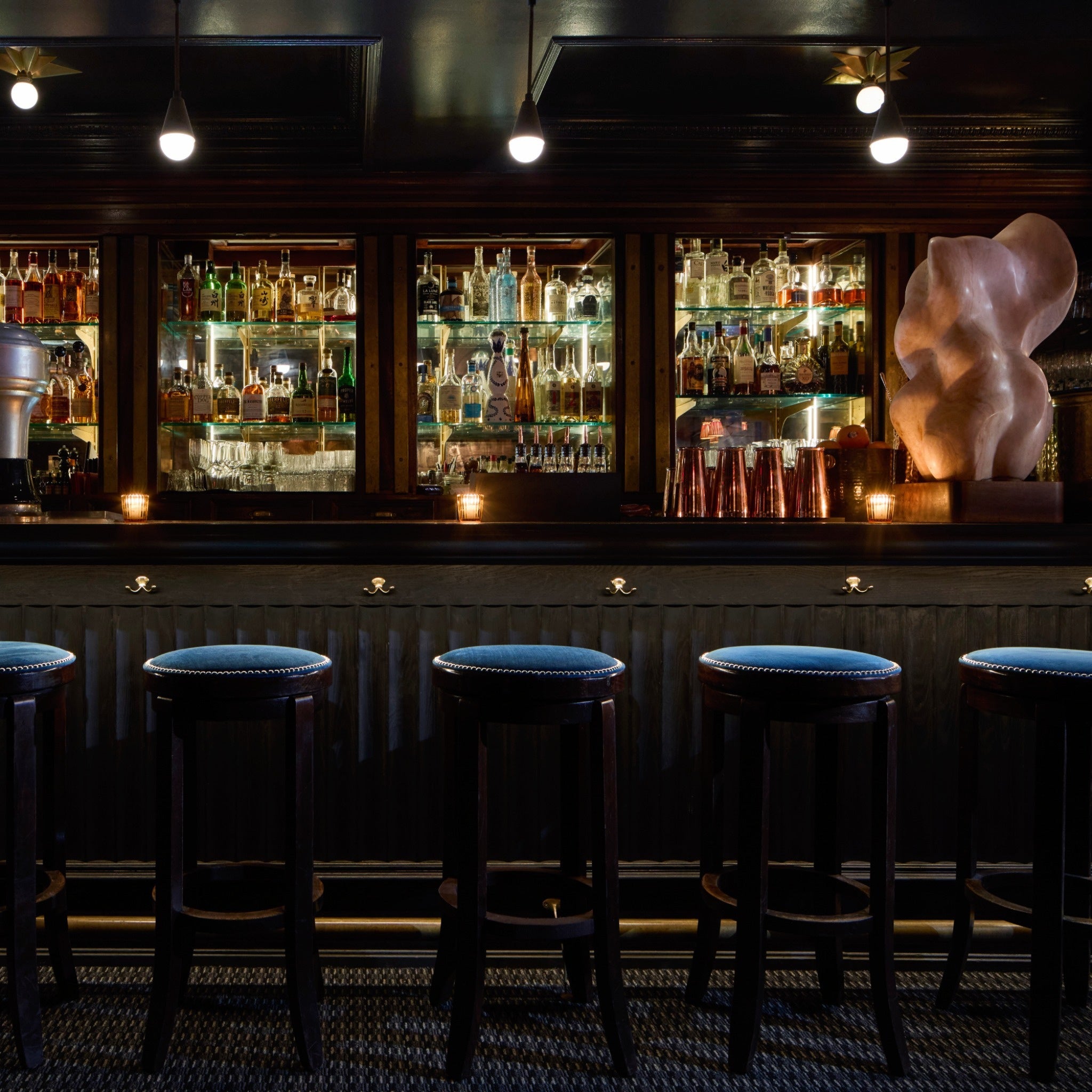 Timeline Fluted 1.5 Wide Scallop solid wood wall panel showing fluted tambour concave scallop paneling installed as acoustic slat wall in real hardwood