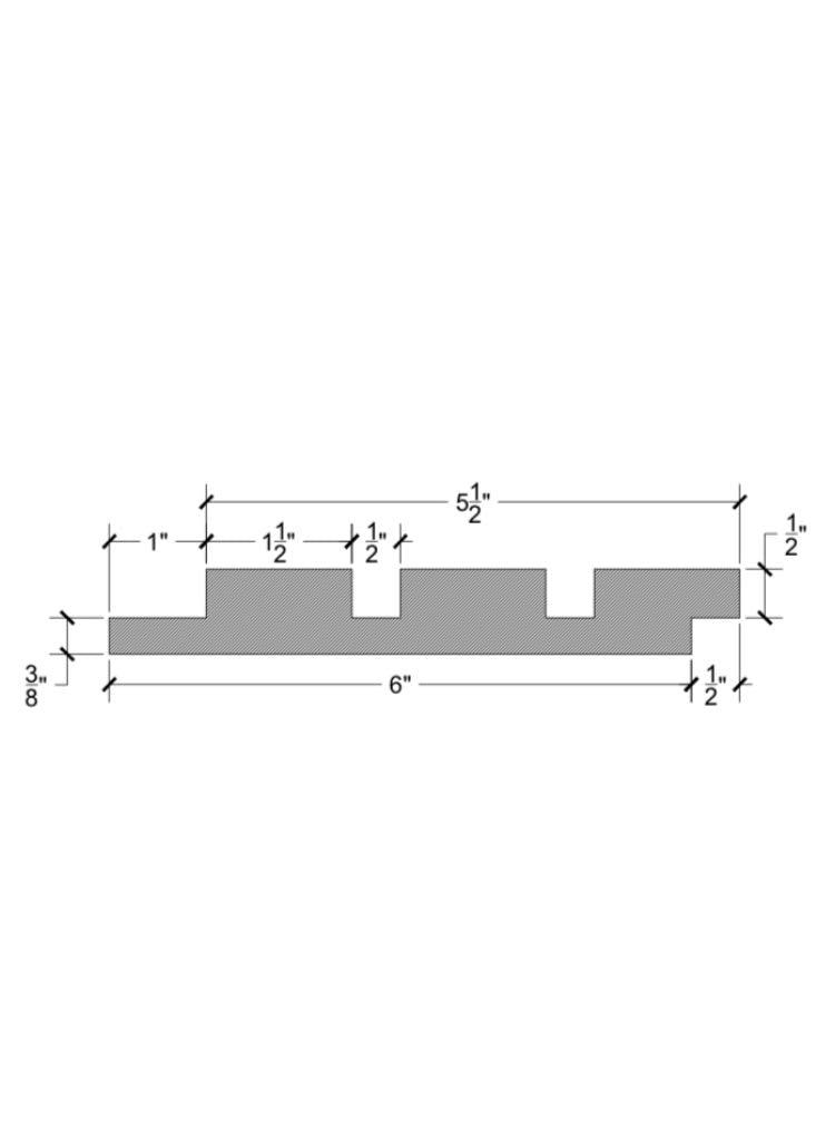 Fluted Square Paneling